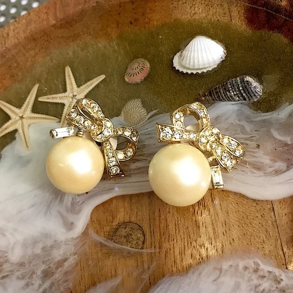 ピアス NINA RICCI SS25 (25PBB0153MET026 U0125) Nina Ricci | Jewelry | Nina Ricci Vtg Clip Earrings | Poshmark